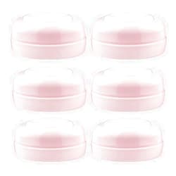 Maymom Screw Lids Aka Travel Caps with Rewritable Sealing Disc Compatible with Avent, Maymom Wide Mouth Bottles; Cap Replace Avent Natural Bottle Sealing Ring and Sealing Disc, 6pcs. (Pink)
