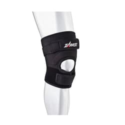 Zamst JK-2 Sports Knee Brace With Deluxe Pressure Pad To Relieve Pain On the Tendon For Jumpers Knee and Patella Tendinitis-for Volleyball, Basketball, Running, Tennis, Pickleball-Black, 2XL