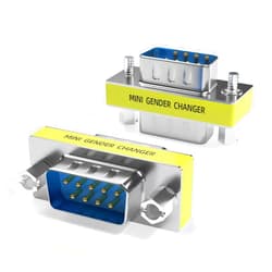DriverGenius RD232M2M RS232 Serial DB9 Gender Changer, 9-Pin COM Port, Male/Male