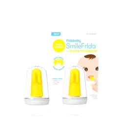 Frida Baby Baby's First Finger Toothbrush with Storage Case, 3 Months and Up, 1pk