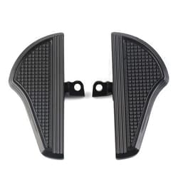 GZYF LIRU Motorcycle Foot Pegs Floorboard Rear Passenger For Harley Dyna Softail Electra Glide V-Rod, Black