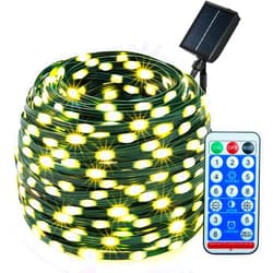 LitHome 78.8Ft Outdoor Christmas Fairy Lights, 240 LED Warm White Fairy String Lights Remote 8 Modes Twinkling Mini Lights Waterproof for Xmas Tree Party Garden Christmas Decoration