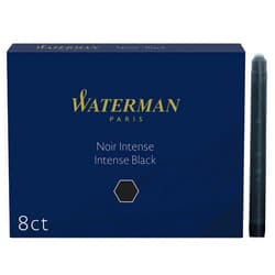Waterman Large Standard Ink Cartridges Permanent Black