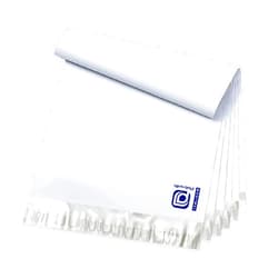 POLYSELLS 100 pcs 7.5x10.5 Inches White x Silver Poly Mailers Shipping Envelopes, Strong Adhesive Sealing, Waterproof, and Tear-resistant Postal Mailing Bags for Clothing, Books, and Accessories