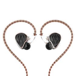 Hidizs MS3 2BA+1DD Hybrid 3 Drivers HiFi in-Ear Monitors Earphone, Detachable 0.78mm 2 Pin Cable Replaceable Pneumatic Sound Tuning Filters for Audiophile Singer Musician (3.5mm)