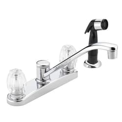 Peerless P225LF Classic Two Handle Kitchen Faucet, Chrome