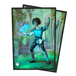 Ultra Pro - Duskmourn 100ct Deck Protector Sleeves for MTG - Features Artwork of Zimone, Mystery Unraveler