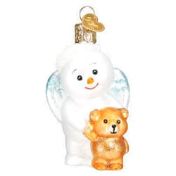 Old World Christmas Baby Snow Angel Glass Blown Ornament for Christmas Tree