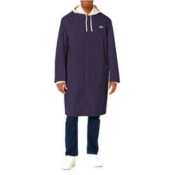 Lacoste Men's Long Sleeve Front Pocket Trench Coat
