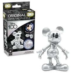 BePuzzled | Disney Platinum Mickey Original 3D Crystal Puzzle, Ages 12 and Up