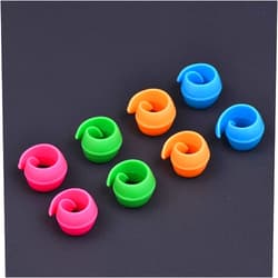 Hufopik 8pcs Thread Spool Savers/Spool Huggers - Prevent Thread Tails from Unwinding - No Loose Ends for Sewing and Embroidery Machine Thread Spools