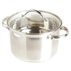 Norpro 4-Quart Steamer Cooker, 3 Piece Set, Stainless Steel