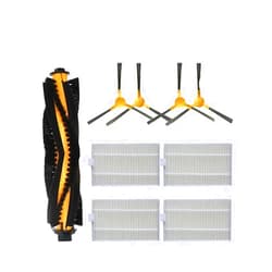 KUNYIWANG Compatible for Liectroux C30B E30 XR500 Compatible for Proscenic 800T 820S 830P Robot Vacuum Spare Main Side Brush Rag Mop Hepa Filter(Set B)