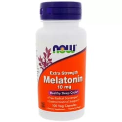 Now Foods Melatonin, 10 mg, 100 Vcaps by Now Foods (Pack of 2) 100 Count (Pack of 2)