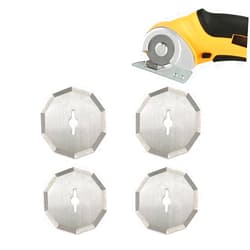 ALHXGUSLO 4-Pack Replacement Rotary Blades Compatible with Worx WX082L 4V ZipSnip Cordless Electric Scissors, WA2300 Replacement Blades (1-1/2