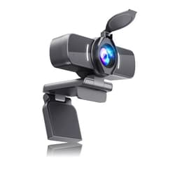 Gospace Webcam with Microphone, 1080P 30fps HD Webcams, USB 2.0 Computer Webcam, 3D Noise Reduction and Automatic Gain Web Cam for PC Mac Laptop Desktop,Video Calling, Online Classes and Video Conference