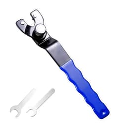 OLIREXD Grinder Wrench Universal Adjustable Grinder Lock, Carbon Steel for Various Angle Grinders Spanner for 4 