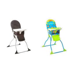 Cosco Kids Simple Fold Deluxe High Chair with 3-Position Tray, Black Arrows & Monster Syd Prints