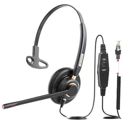 Arama Phone Headset for Cisco Landline, Noise Canceling Microphone Mute Switch Telephone Headset Compatible with Cisco IP-7821 7841 7942G 7931G 7940 7941G 7945G 7960 7961G 7962G 7965G 7975G 8811 8841