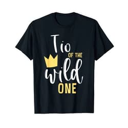 Wild One Birthday Family Thing Tee Tio of the Wild One 1st Birthday First Thing Matching Uncle T-Shirt