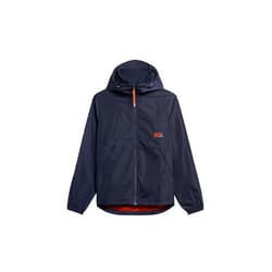 Superdry Men's Hooded Windbreaker Jacket, Blue