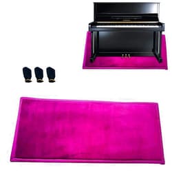 TOP1US Sound Proof Rug Carpet for Upright Piano,Piano Sound Insulation Pad with 3 Piano Pedal Cover,Piano Carpet Protector/Acoustic Pads/Sound Dampening Carpet/Sound-Absorbing Sponge(160 * 70 cm, H)