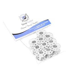 SewNote 10 Pack Class 15 Metal Bobbins Made to Fit Singer Kenmore Brother Janome Sewing Machines