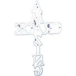 Jowxsx Easter Cross Die Cut for Card Making, Easter Ornament Metal Cutting Dies Congratulations Die Cuts Embossing Stencils Template for DIY Scrap-Booking Decor Wedding Birthday Blessing Card