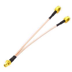 Bingfu 4G LTE Antenna Adapter Splitter Cable SMA Female to Dual SMA Male Cable 15cm 6 inch Compatible with 4G LTE Wireless Router CPE Hotspot Cellular Gateway Industrial IoT Router Mobile Modem