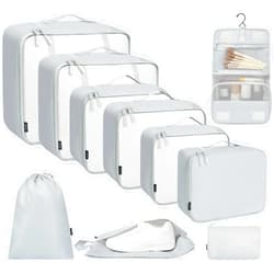 BAGAIL 8 Set/10 Set Packing Cubes Various Sizes Packing Organizer for Travel Accessories Luggage Carry On Suitcase