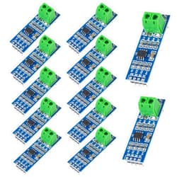 DORHEA 12Pcs MAX485 Transceiver Module TTL UART Serial to RS485 Instrument Interface Module Max458 Chip RS-485 Communication Transceiver 5V SCM Development Board Serial Adapters for Raspberry Pi