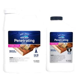 TotalBoat Clear Penetrating Epoxy Wood Sealer Stabilizer for Rot Repair and Restoration (1.5 Quart, Traditional)