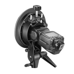 NEEWER S Type Bracket Holder with Bowens Mount for Square Head Flash Speedlite Compatible with Godox AD200Pro NEEWER Z760 NW760 NW700 TT560 Q3, Large Handle, Umbrella Mount, ST-FS