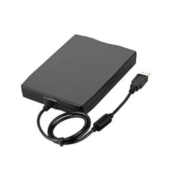 Flylin Floppy Disk Reader, 3.5 inch USB External Floppy Drive for PC/Laptop and Desktop, Portable USB Port Powered Drive for Window 98SE/ME/2000/XP/VISTA/Win7//Mac OS 10.3