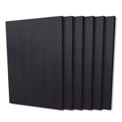 BXI Sound Absorber - 16 X 12 X 3/8 Inches 6 Pack High Density Acoustic Absorption Panel, Sound Absorbing Panels Reduce Echo Reverb, Tackable Acoustic Panels for Wall and Ceiling Acoustic Treatment