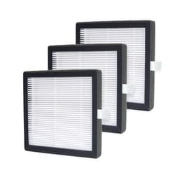 PUREBURG 3-Pack Replacement HEPA Filter Set Compatible with Afloia AQ8 Q8 & Honati Hysure Q7, Tenergy Sorbi 2-in-1 Dehumidifier (1000ML)