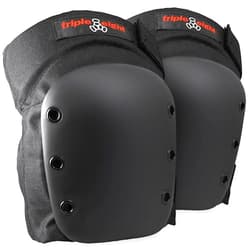 Triple Eight Street Knee Pads for Skateboarding and Roller Derby with Adjustable Straps (1 Pair)