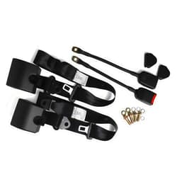 WIDES 2 Set Universal 3pt Adjustable Retractable Lap Suitable for Modification Belts Kit for Go Kart,Van,UTV,VR, Buggies, Minivan,Pickup and Truck