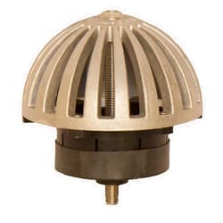 Rectorseal GDLDOME3000 Guardian Drain Lock, Aluminum/Black