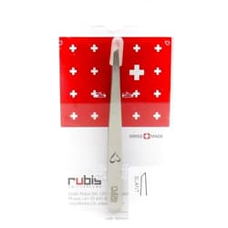 Rubis Switzerland Classic Slant Tip With Heart Tweezer 1K102H