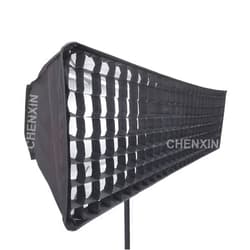 N\P 4ft Snapbag 40° Softbox with Grid for 4' 3 Tube Light Astera Nanlite etc