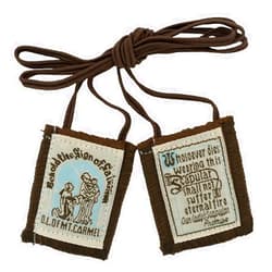Rose Scapular 1 X Brown Scapular - 
