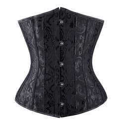 Charmian Women's Double Heavy Spiral Steel Boned Underbust Waist Cincher Corset