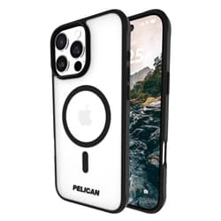 Pelican Ranger iPhone 16 Pro Max Case [Compatible with MagSafe] Rugged Magnetic Phone Case with 12ft Military-Grade Drop Protection - Heavy Duty Phone Cover for iPhone 16 Pro Max - Frosted Clear