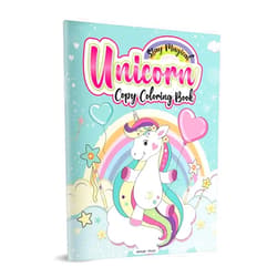 Wonder House Books Stay Magical Unicorn Copy Coloring Book: Fun Activity Books For Children