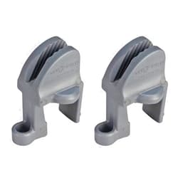 Extreme Max 3005.5058 BoatTector Quick Adjust Pontoon Rail Fender Hanger - Gray, Pack of 2