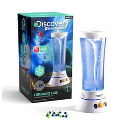 Discovery Kids Discovery #MINDBLOWN Tornado Lab, 5-Speed Cyclone Controller, Educational Learning Activity Kit, Fun and Exciting Toy, STEM Experiment Set for Boys, Girls, Kids Ages 6+