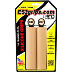 ESI Grips Extra Chunky - Silicone MTB Grips - Ultimate Comfort and Control for Mountain Bike and E-Bike Riders, Durable Silicone Bicycle Handlebar Grips for a Smooth Ride