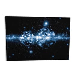 Generic Quantum Entanglement Poster Science Diagram Cool Wall Decor Art Canvas Painting Posters And Wall Art Pictures Are Used For Room Aesthetics And Decoration12x18inch(30x45cm)