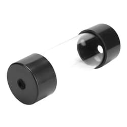 Dpofirs PC Water Cooling Reservoir, 150mm Transparent Cylindrical Computer Water Cooling Reservoir, Acrylic Cylinder Water Reservoir with G1 / 4 Thread